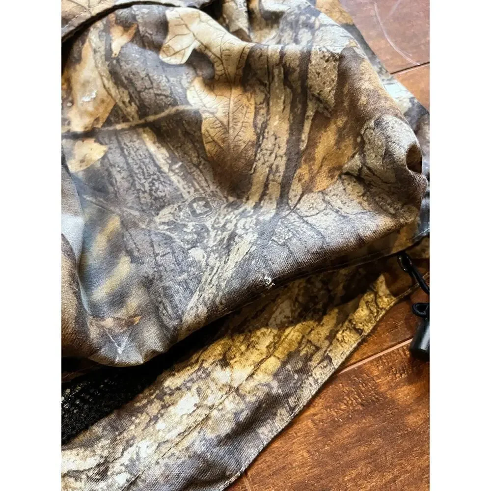 Mad Dog Silent Shawdow Dry Gear Full Zip Hunting Jacket Mens Size M